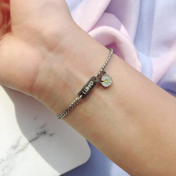 Daisy Sunlight Bracelet – Silver Look - Image 2